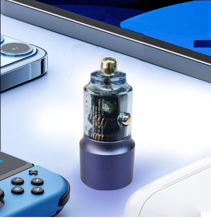 Hardware Transparent In-car Charger With Dual AC Ports And Super-fast Charging