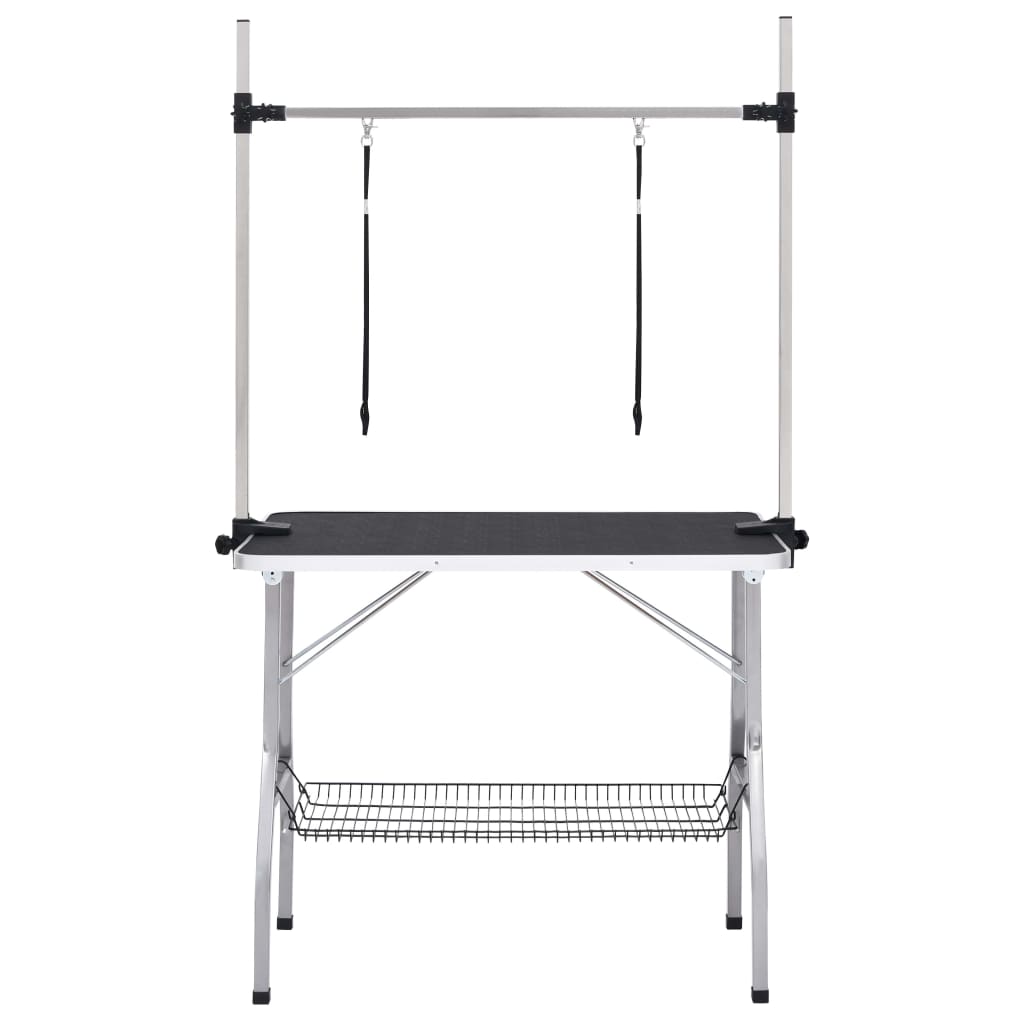 Adjustable Grooming Table for Dogs with 2 Loops