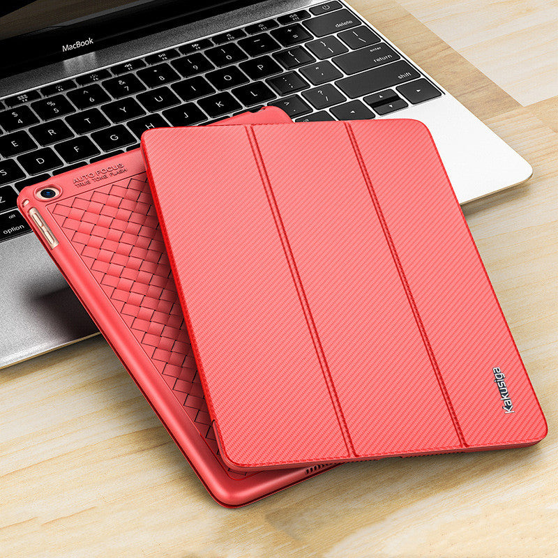 Simple Solid Color Tri-Fold Flat Cooling Protective Cover