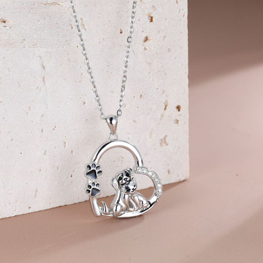 Jewelry Creative Personality Design Dog Encounter Necklace Female Accessories