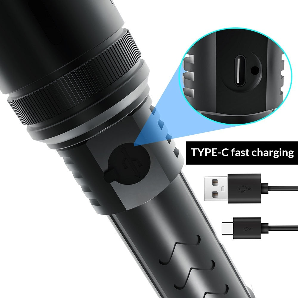 Portable Long-lasting Flashlight With Charging Capability