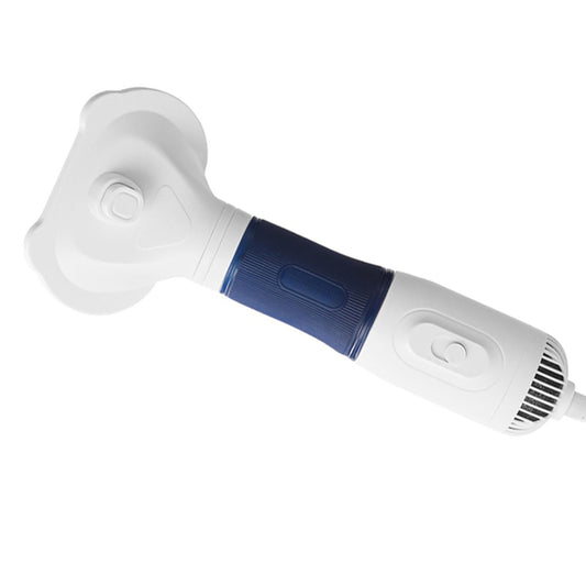 Pet Hair Dryer With Slicker Brush Low Noise 600W 3 Temperature Adjustable 3 In 1 Grooming Dog Blow Dryer For Cats Navy