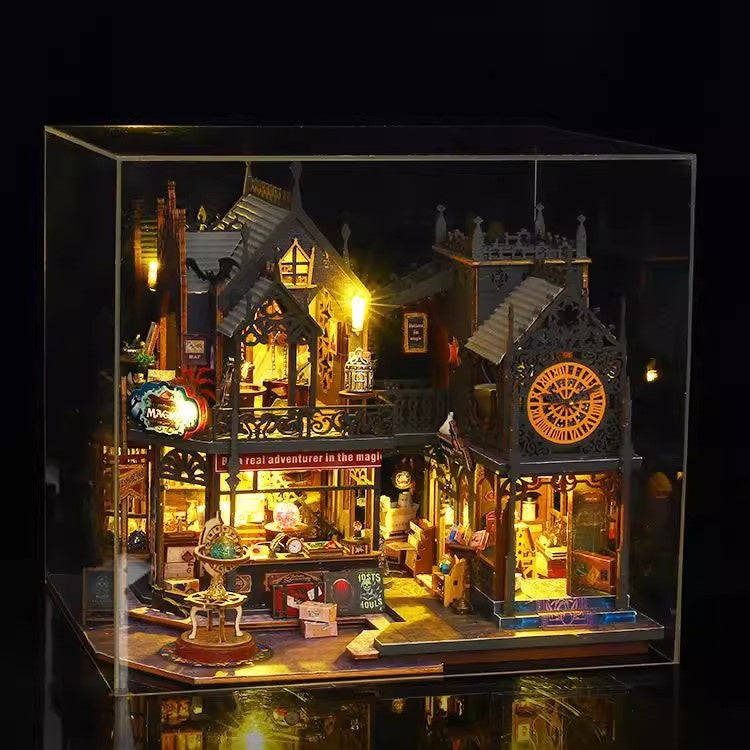 DIY Cottage Horror Mansion Handmade Assembly Model Miniature House Birthday Christmas Gift