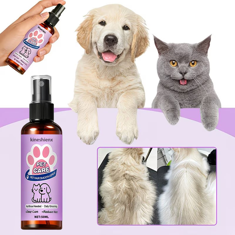 Anti-Static Pet Hair Softening Spray For Cats And Dogs