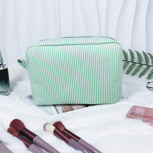 Personalized Embroidered Name Bubble-Chiffon Makeup Bag Portable