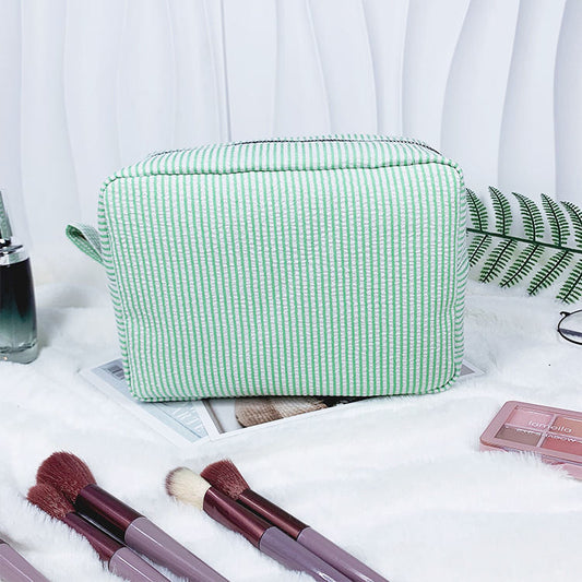 Personalized Embroidered Name Bubble-Chiffon Makeup Bag Portable