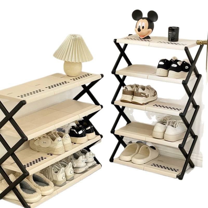Multi-tier Foldable Shoe Cabinet For Home Entryway And Dorm Rooms