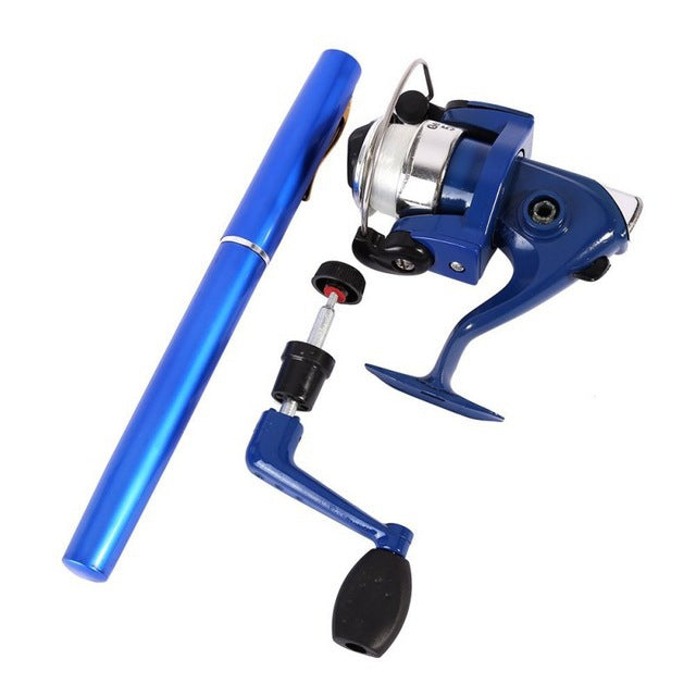 Pen Type Fishing Rod Spinning Wheel Feeding  Line