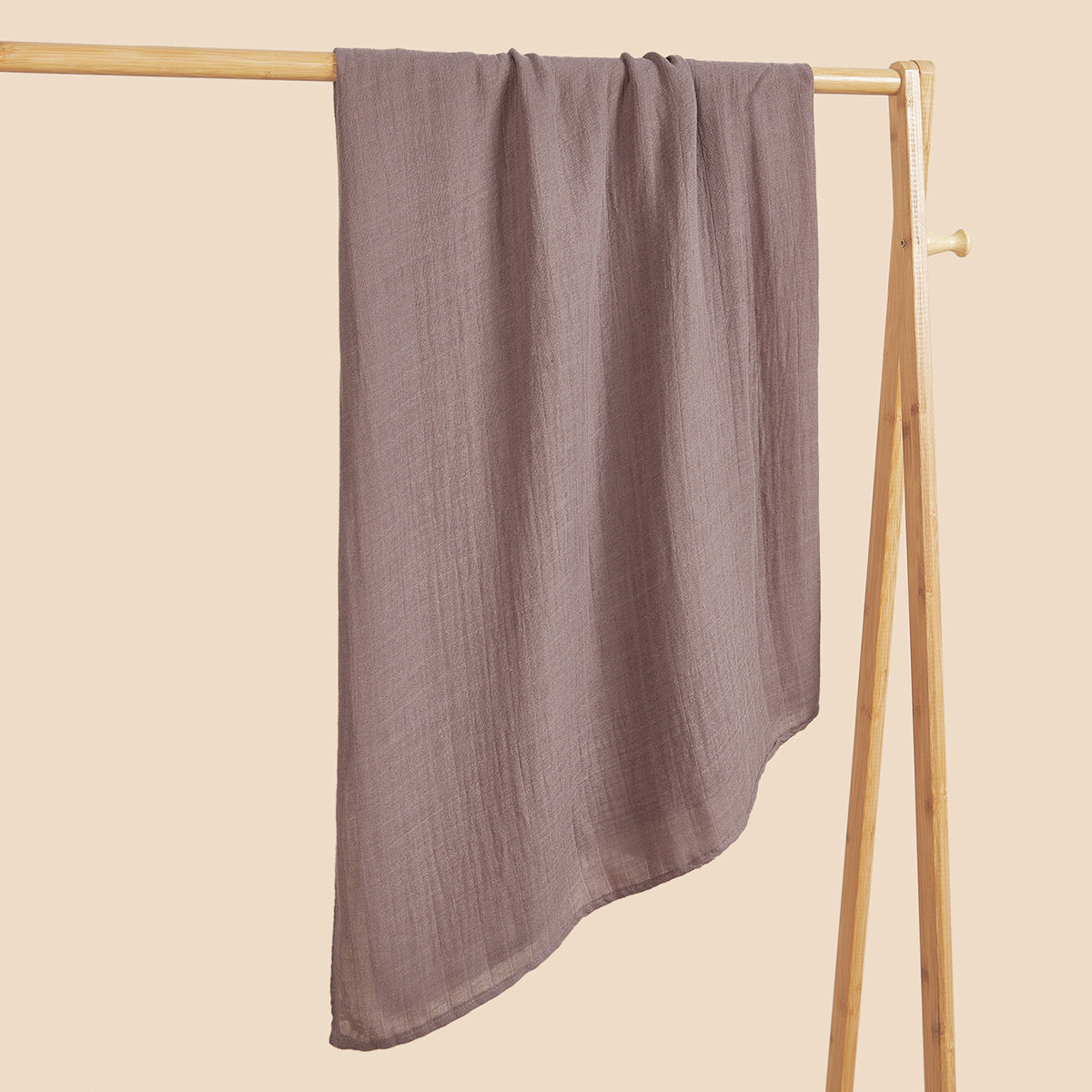 Solid-color Double-layer Gauze Bath Towel