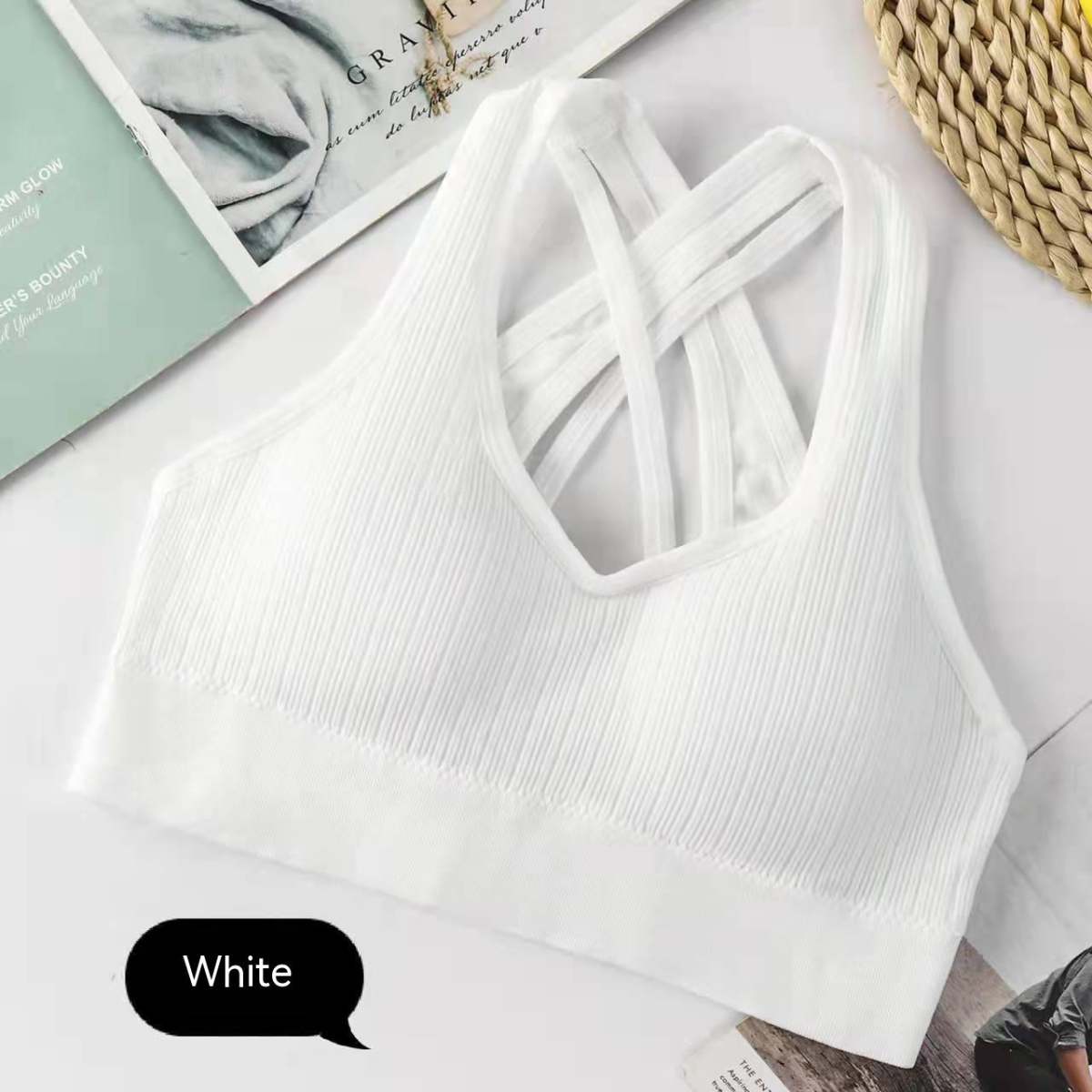 Women's Sports Underwear Breathable Yoga Shockproof Gathered Without Trace Bra