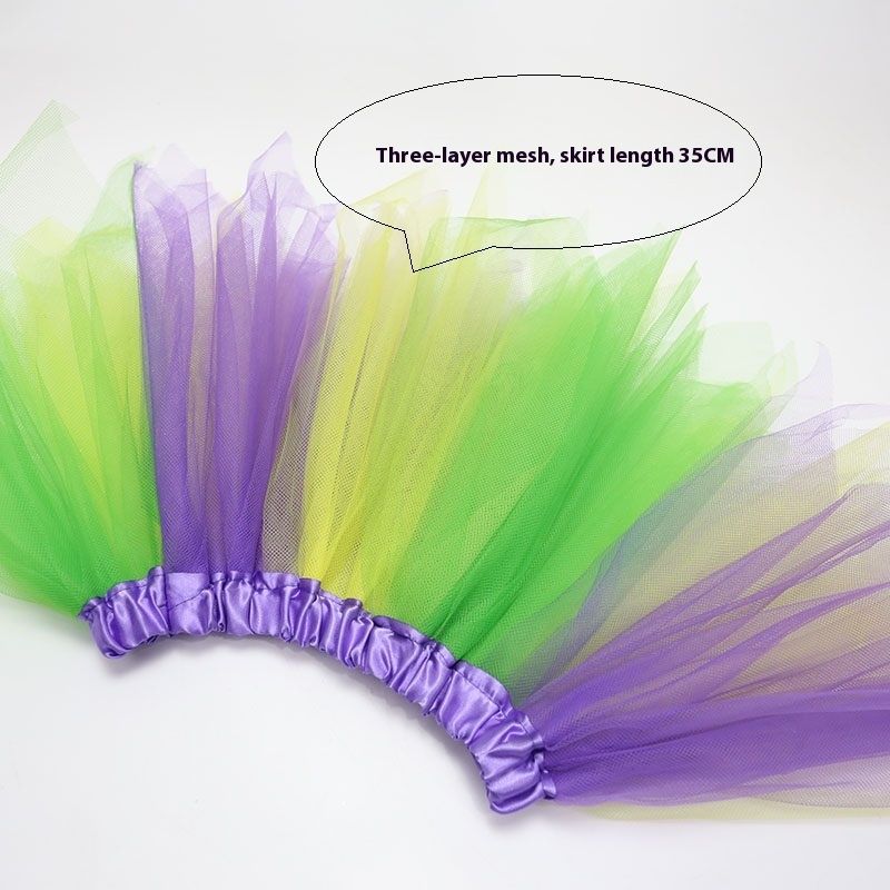 Carnival Party Makeup Costume Costume Mesh Skirt Suit