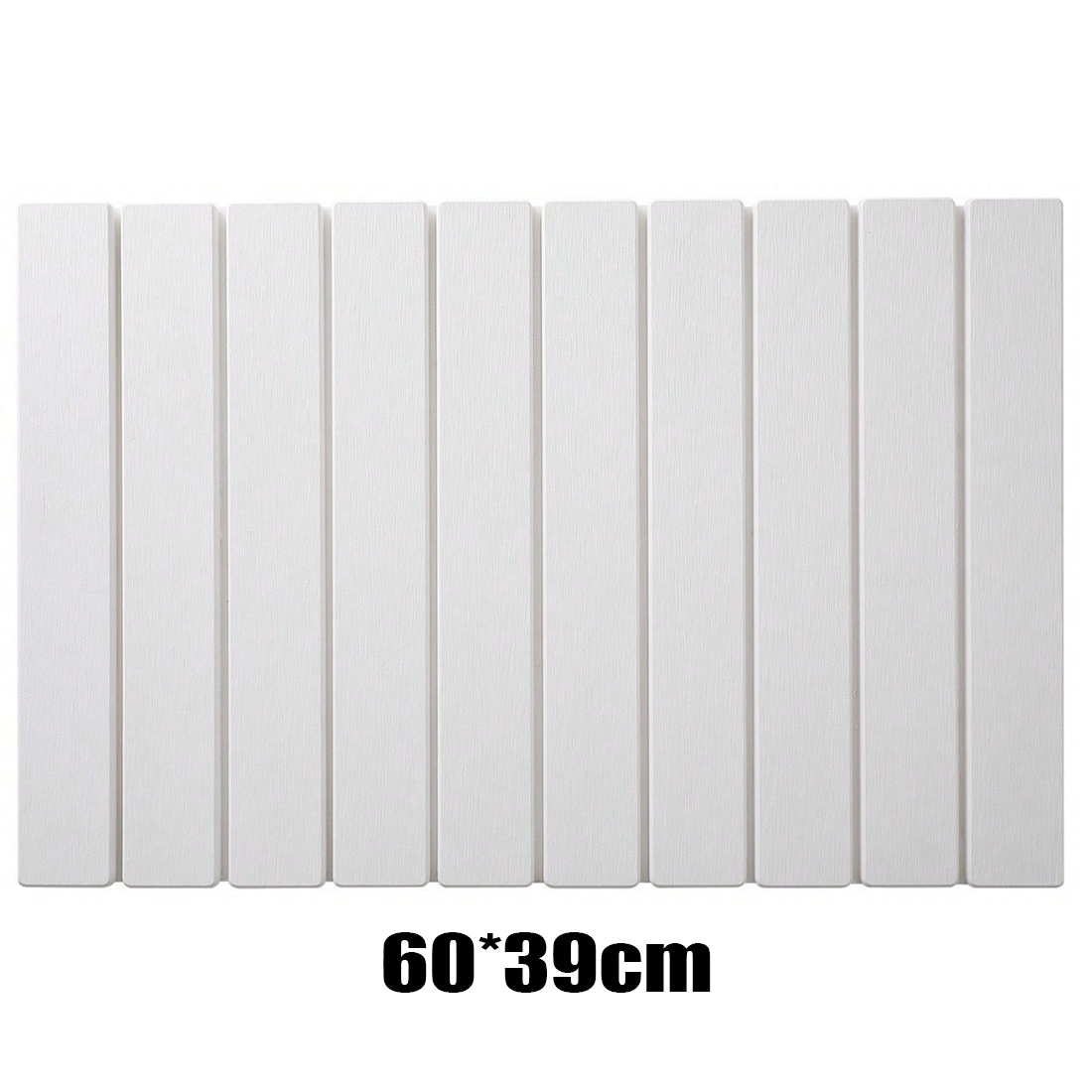 Foldable Diatomite Drying Mat Absorbent Draining Quick Dry Nonslip Pad Kitchen--White