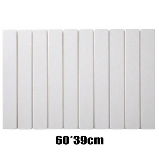 Foldable Diatomite Drying Mat Absorbent Draining Quick Dry Nonslip Pad Kitchen--White