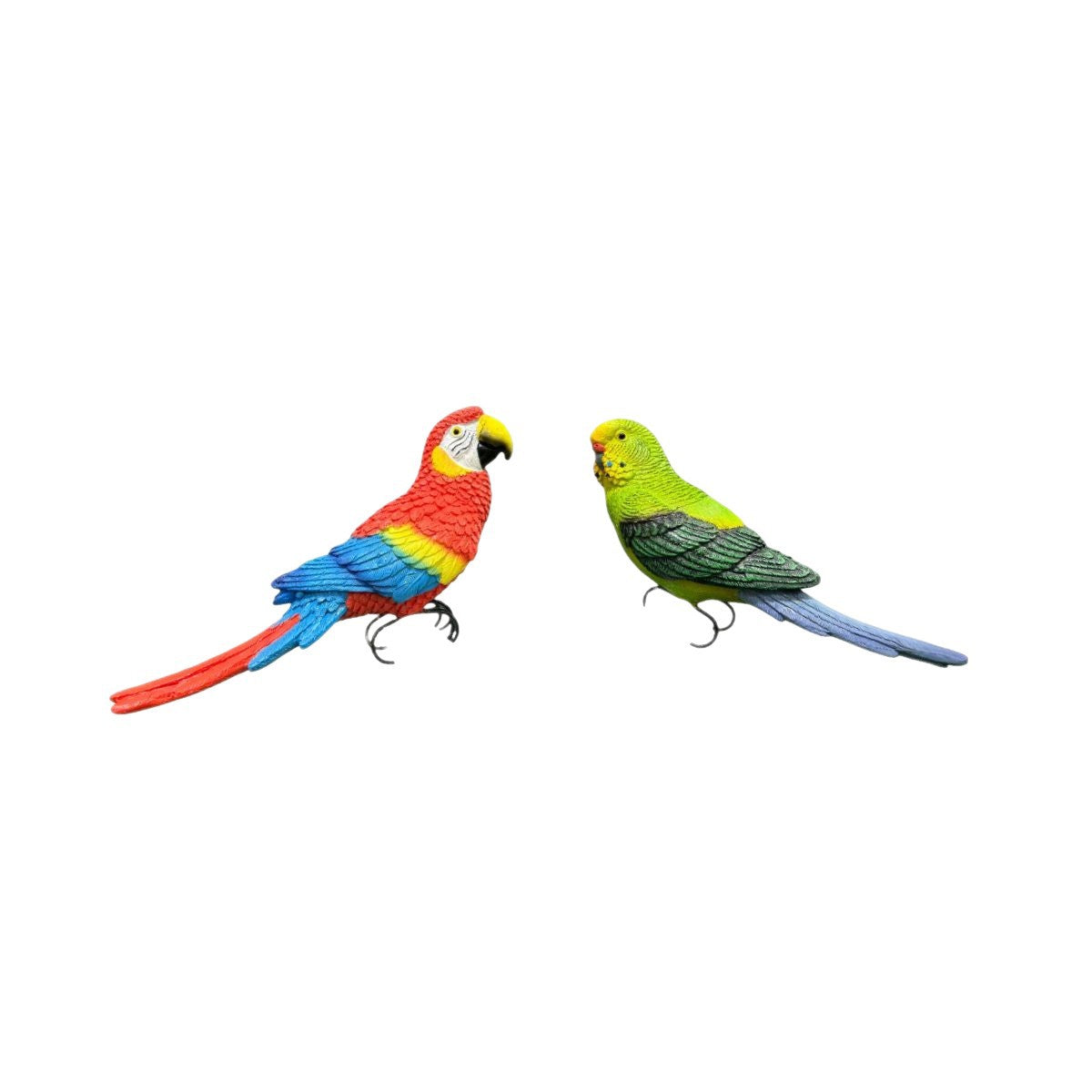 Resin Parrot Couple Bird Home Decor Ornament