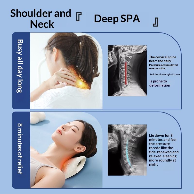 Cervical Massage Neck Relaxer Foam Expansion Process