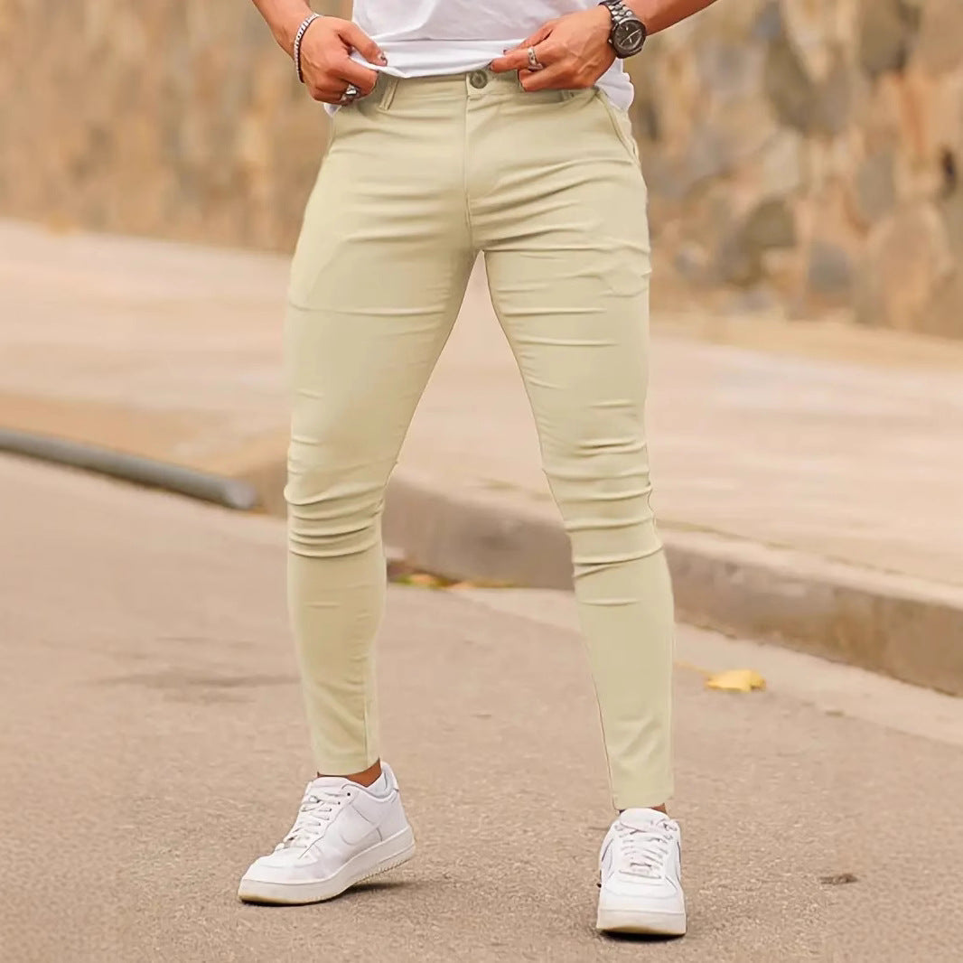 Mens Fitness Stretch Tapered Pants