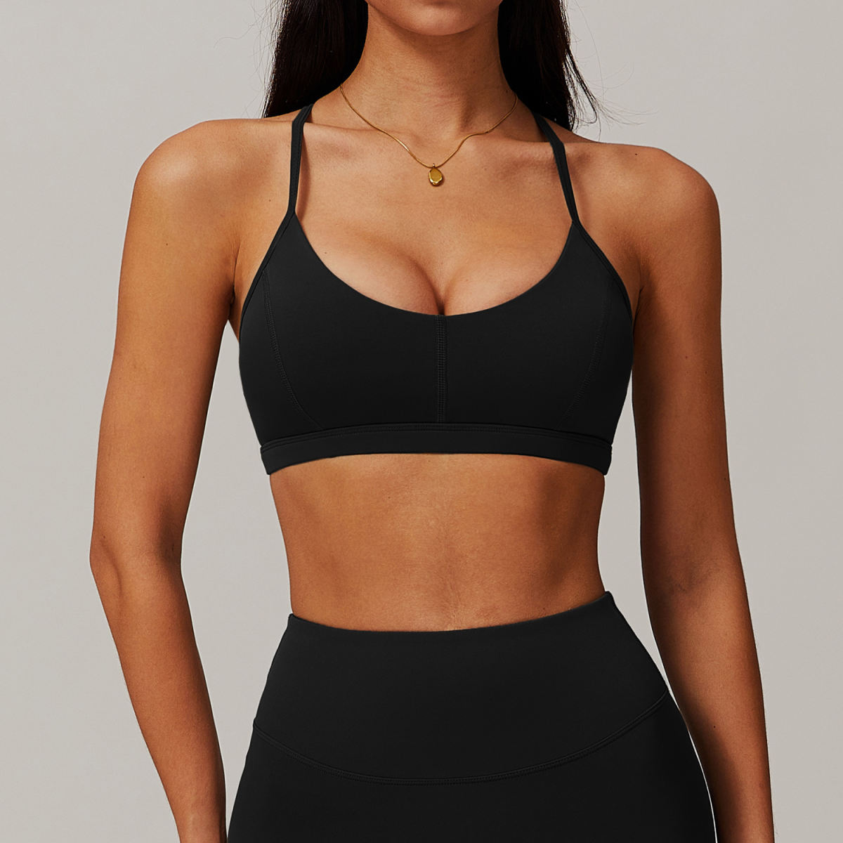 Nude Feel Sports Underwear Fitness Yoga Running Bra