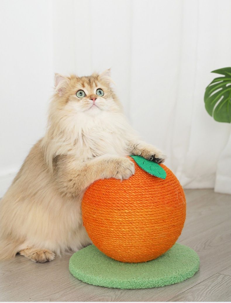 Fruit-shaped Cat Scratcher Small Cat Tree Claw-sharpening Pet Toy