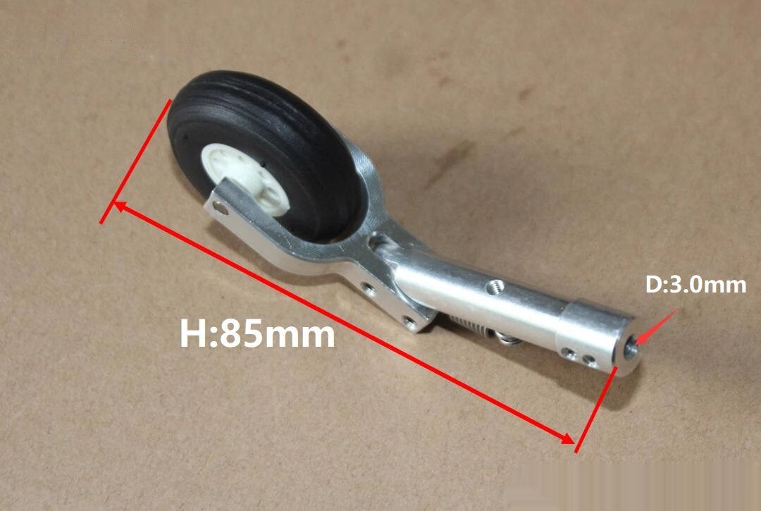 Single Wheel Kneeling Landing Gear Modification And Retractable Accessories