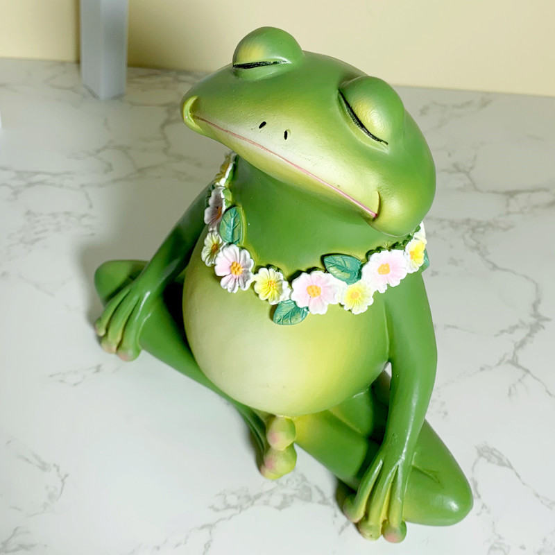 Magic Yoga Frog Decoration Home Ornament