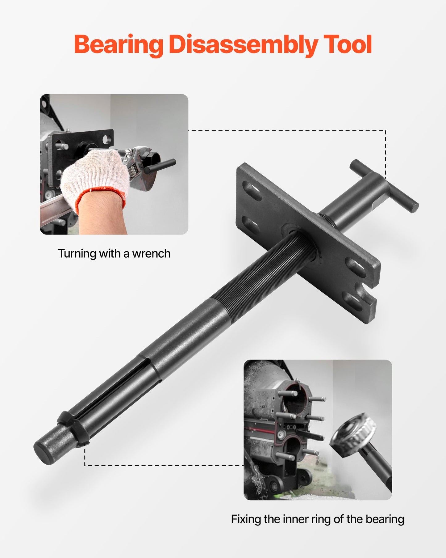 Mercruiser Alignment Tool & Gimbal Bearing Puller Set, Compatible With Mercruisers, OMC, Volvo Cobra Bell Housings, Engine Alignment Bearing Puller Seal Bellow Expander Tools Puller Installer