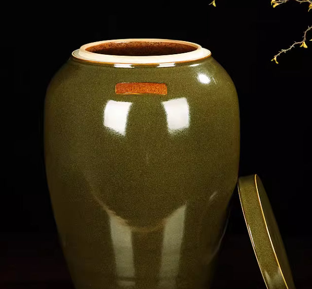 Jingdezhen Ceramic Tea Storage Jar Craft Decoration