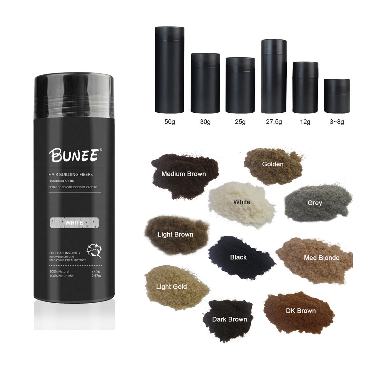 Cotton Keratin Thick Fiber Hair Building Fiber