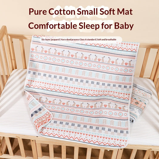 Six-Layer Gauze Soft Cooling Mat Pure Cotton Suitable For Moms And Babies