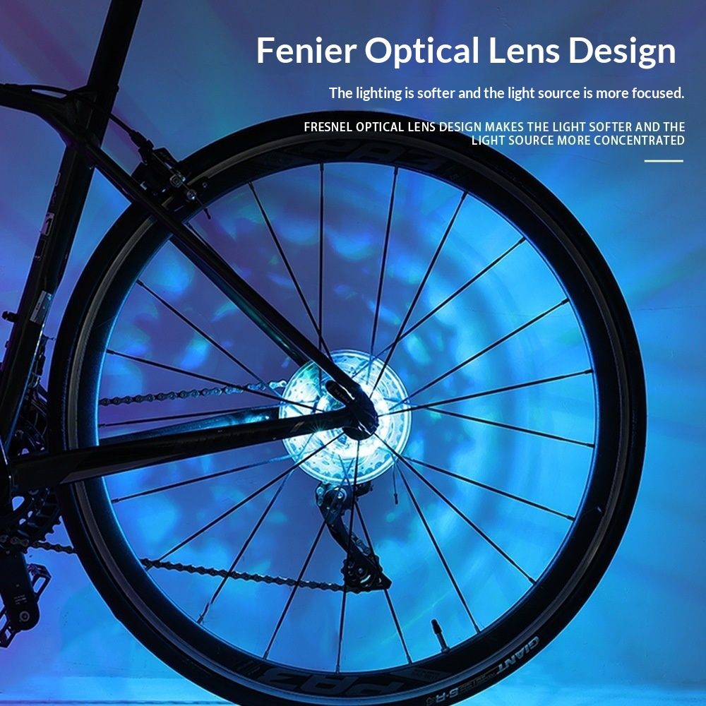 Wind And Fire Wheel Smart Photosensitive Bicycle Light