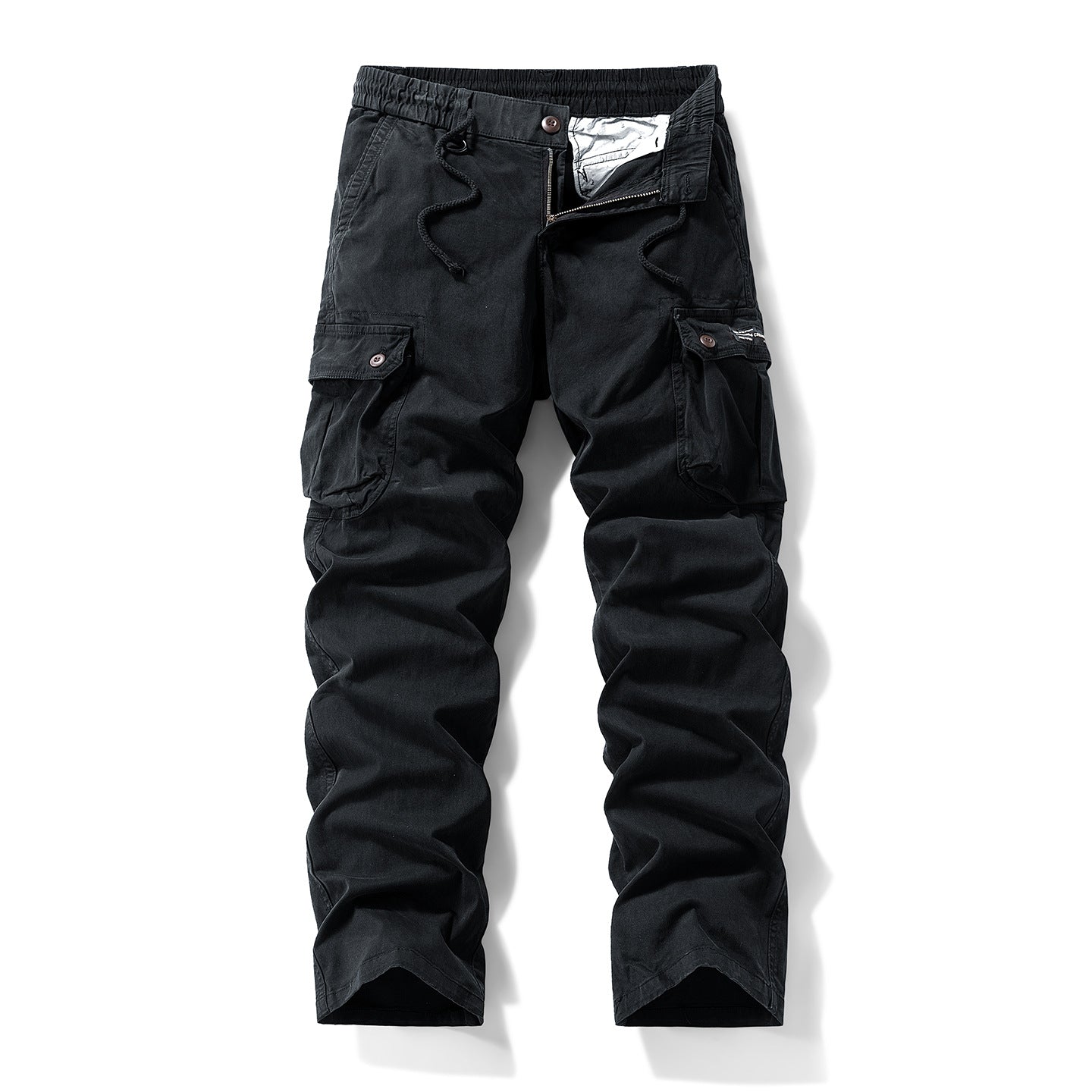 Men's Outdoor Loose Straight-Leg Multi-Pocket Athletic Casual Pants
