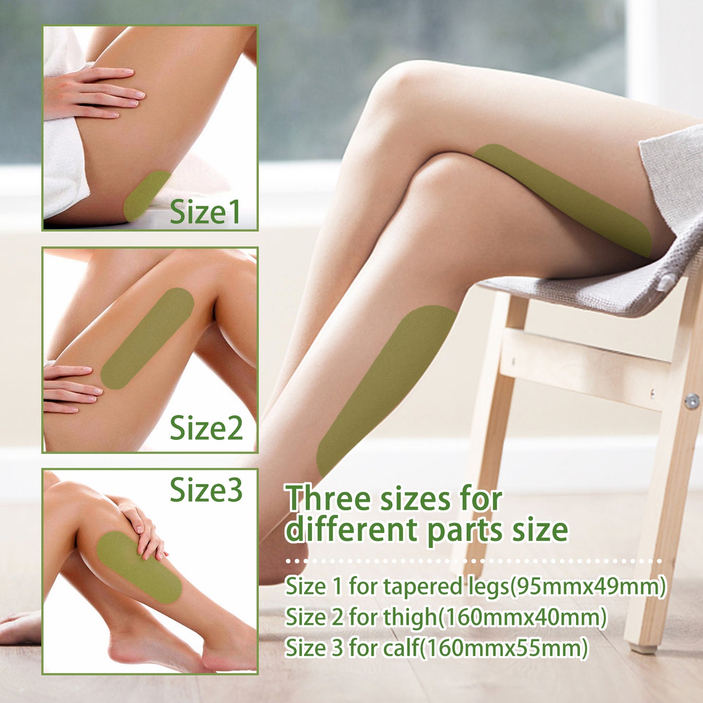South Moon Wormwood Lower Body Treatment Patch, Leg Muscle Lift Stick Slouch Shape Thighs To Create Tight Legs