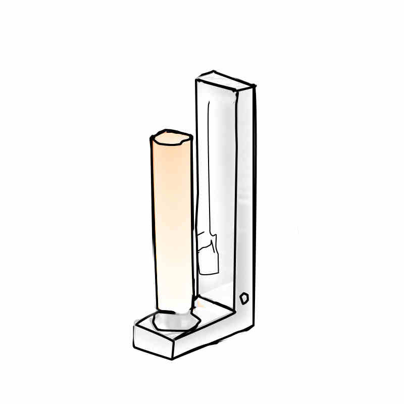 Long Charging Life Decorative Table Lamp Bookend