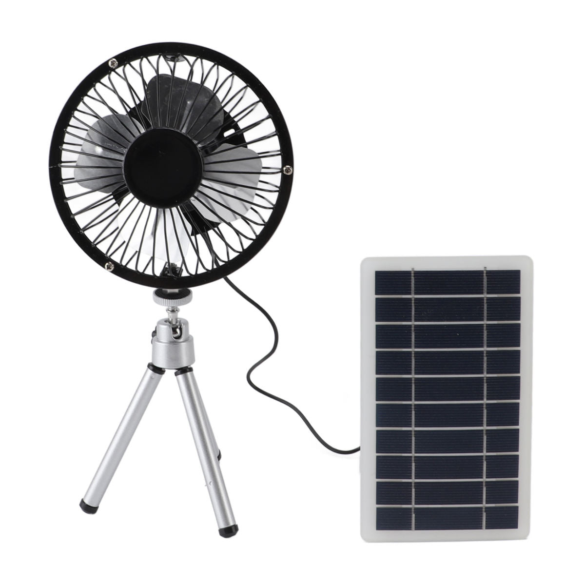 10W Solar Panel Exhaust Fan Monocrystalline Silicon Solar Powered Ventilator Fan Kit With Stand For Pet House Chicken Coop RV Greenhouse