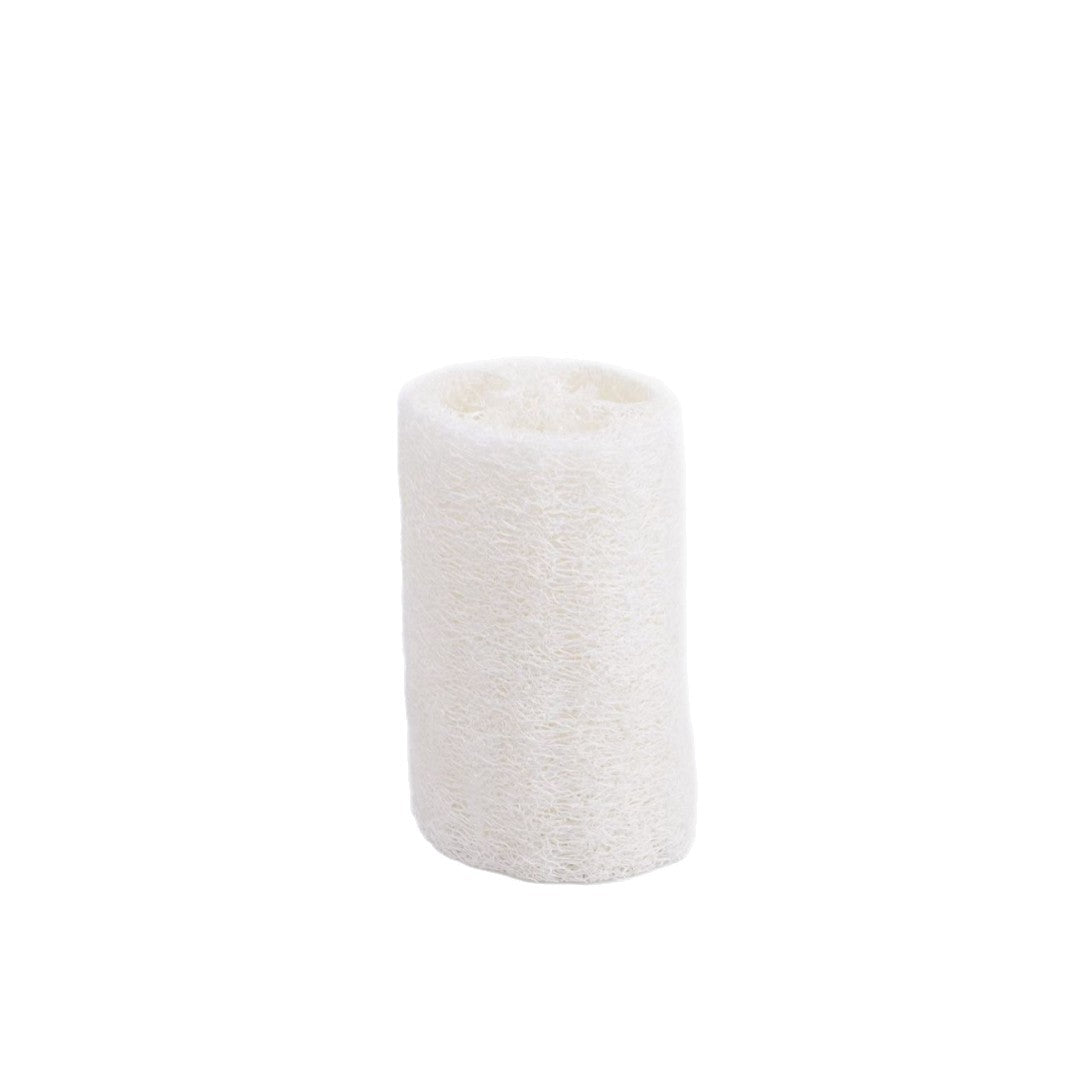 Luffa Bath Towel-Cordless Model-White-1 piece