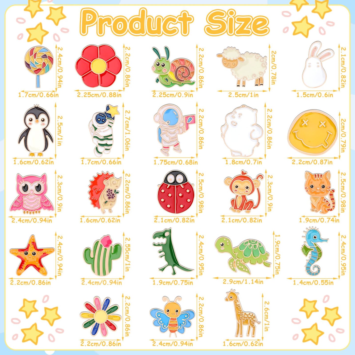 60Pcs Enamel Pins, Cute Funny Enamel Lapel Pins Bulk Set Cartoon Brooch Pins Button Badges For Backpacks Clothes Bags Hats Accessories, 30 Styles