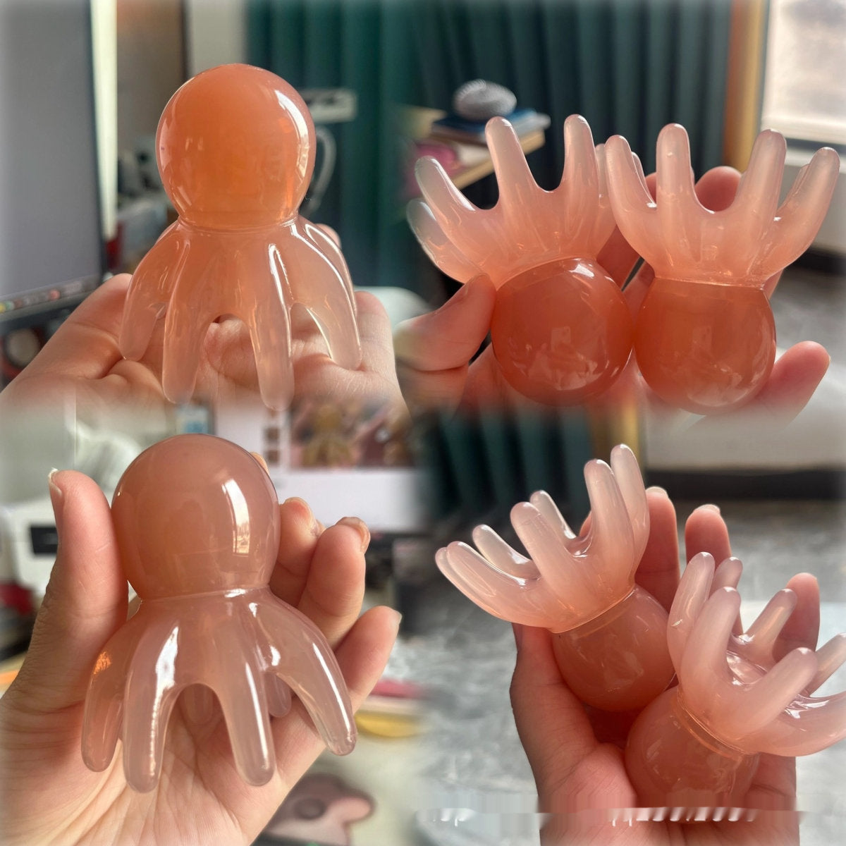 Octopus Massage Comb Head Meridian Scalp
