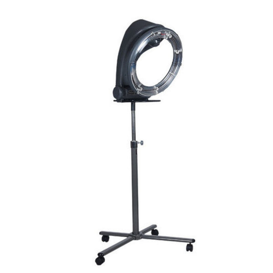 Standing Hair Dryer Accelerator Colour 360 Rotating Halo Rolling Salon EquipmentStanding Hair Dryer Accelerator Colour 360 Rotating Halo Rolling Adjustable Height 110-165cm Salon Equipment 2 2m Cord