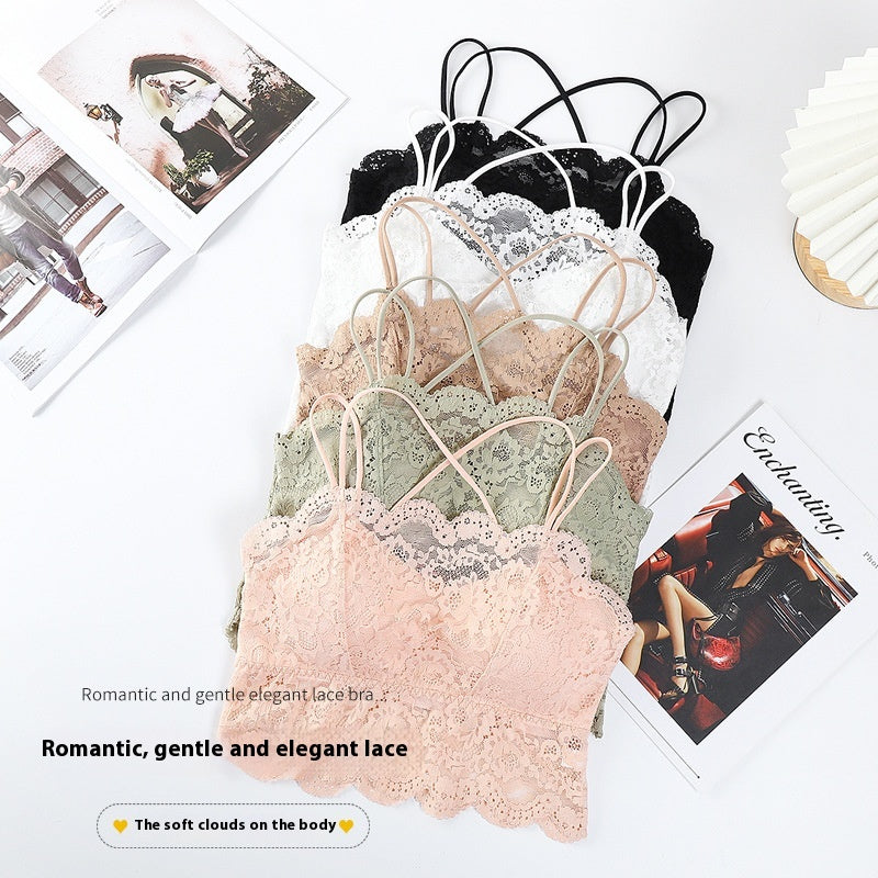 Summer Lace Tube Top Sexy Beauty Back Camisole