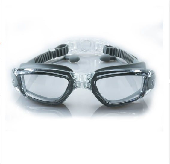 Outdoor Swimming Equipment Swimming Goggles Men And Women Same Style Plain Waterproof Anti-fog