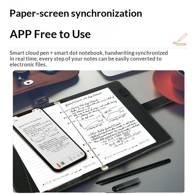 Electronic Notebook Smart Handwriting Office Notebook With Paper-Screen Synchronization