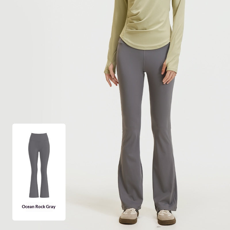 Flared Fitness And Pilates Workout Bell-bottom Pants For Women