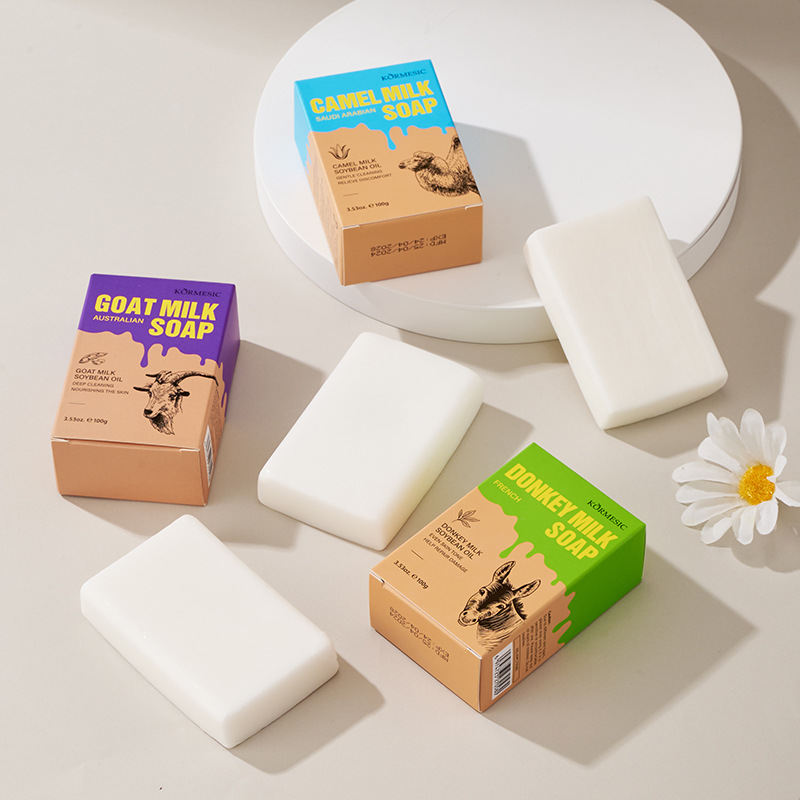 KORMESIC English Animal Milk Soap Milk Soap Moisturizing And Tender Skin Care