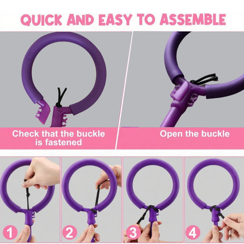 Foldable Ankle Ring Skip Jumping Swing Ball Kids Play Fitness Bouncing Yellow