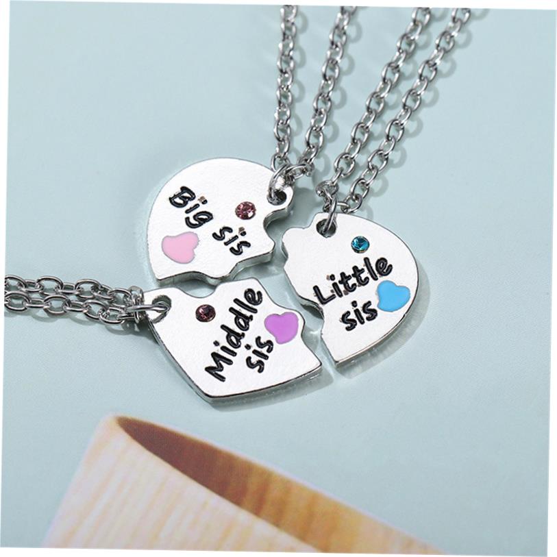 Simple Heart-shaped Pendant For Sisters And Best Friends
