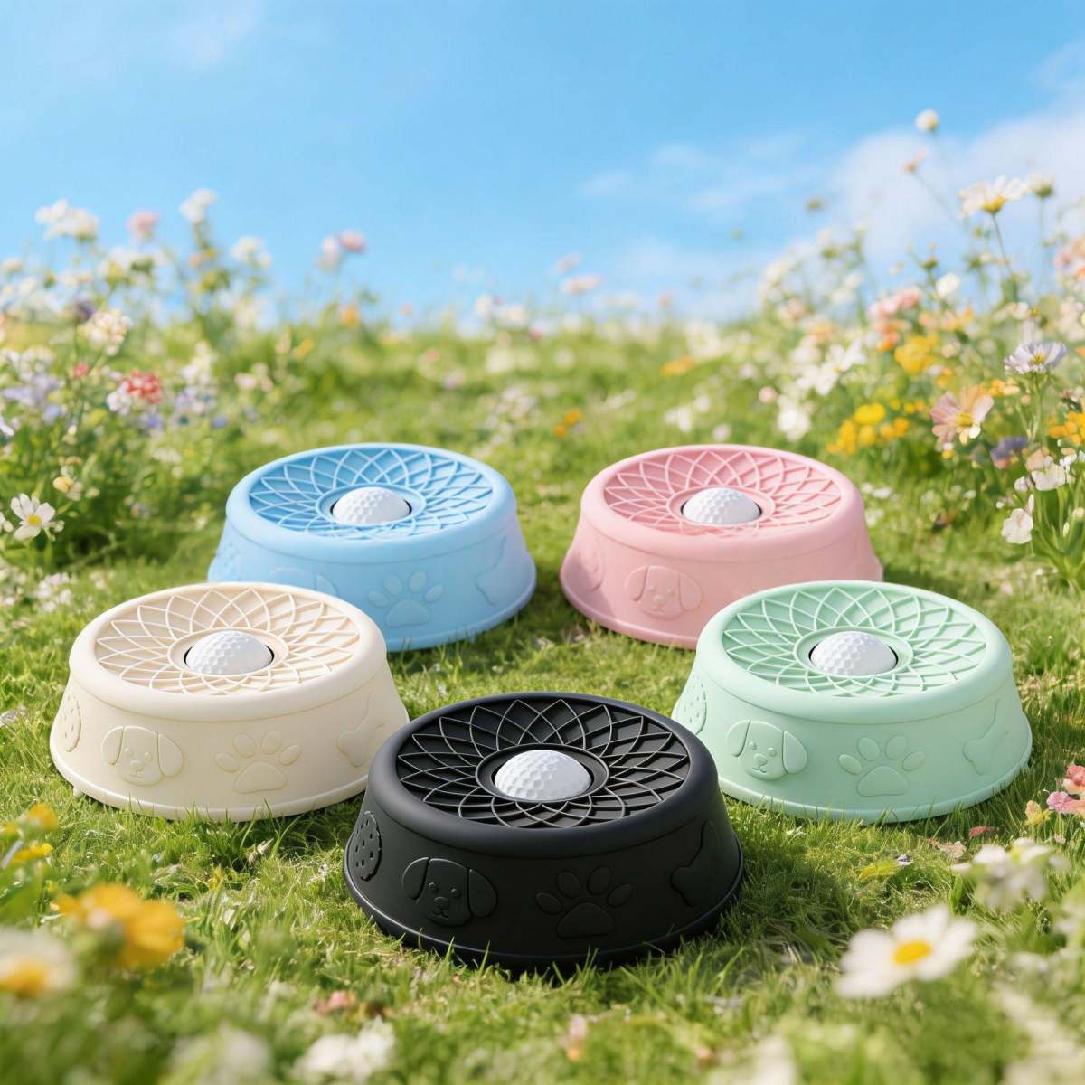 Non-slip Pet Licking Slow-feeding Bowl