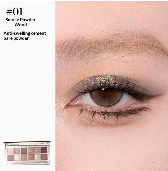 Yeose Eye Shadow 12 Colors Everyday Natural Makeup Earthy Multi-Color Palette