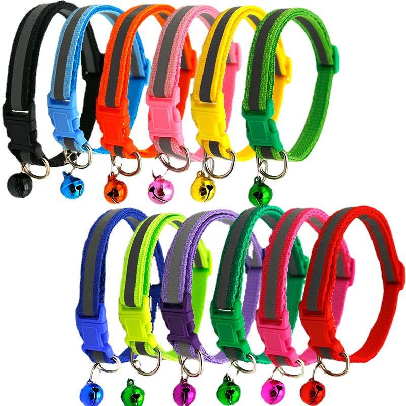 Plush Doll Collar With Colorful Buckle, Reflective Pet Collar For Dogs And Cats