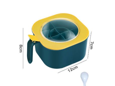 Kitchen seasoning box-yellow-1 piece