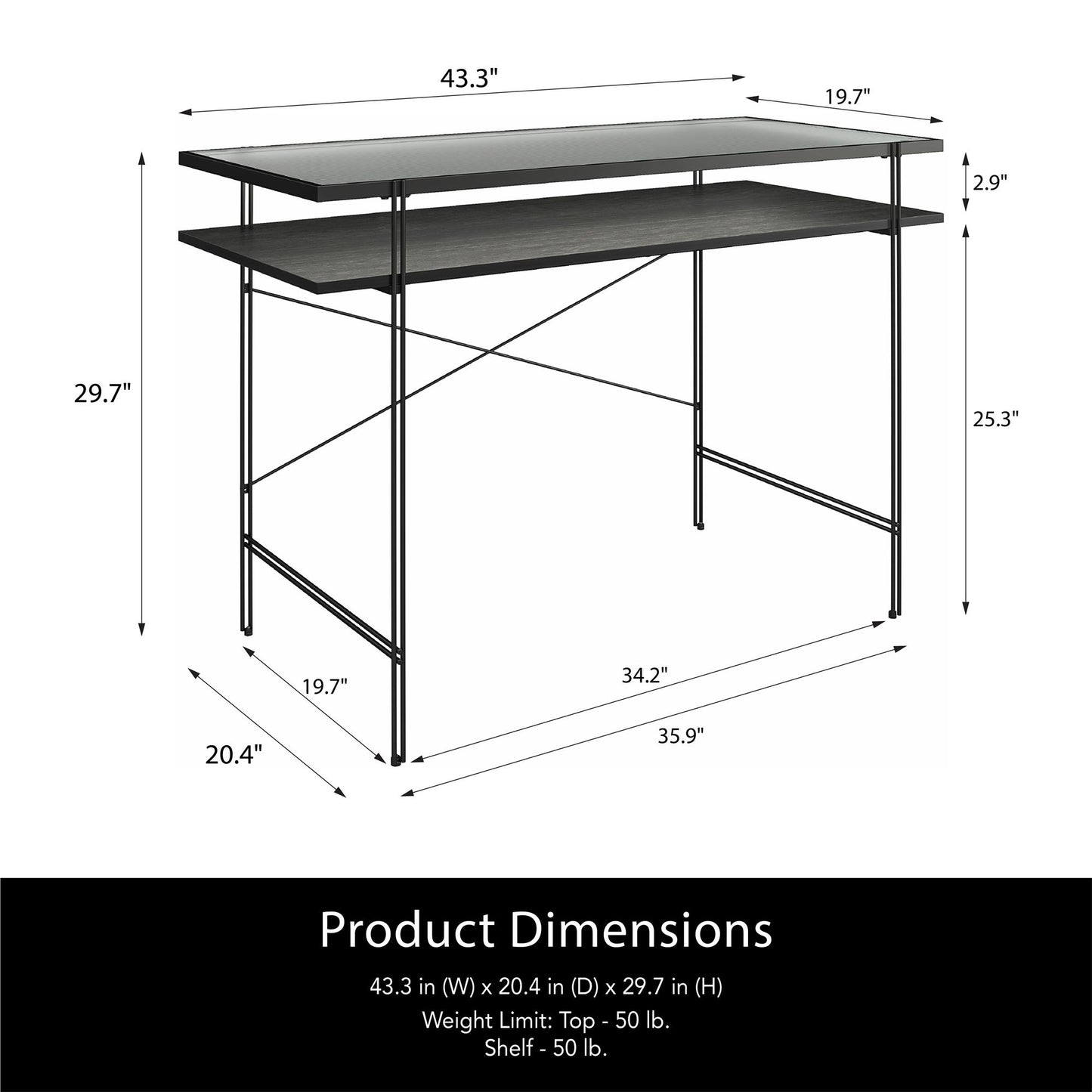 Vance Computer Desk