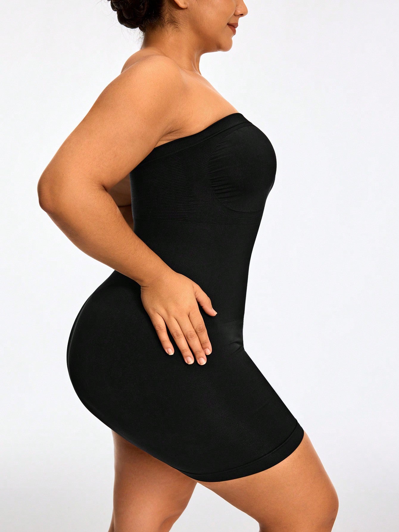 Strapless Full Body Shapewear Bodysuit Bust Lift Tummy Waist Control Natural Butt-Lift